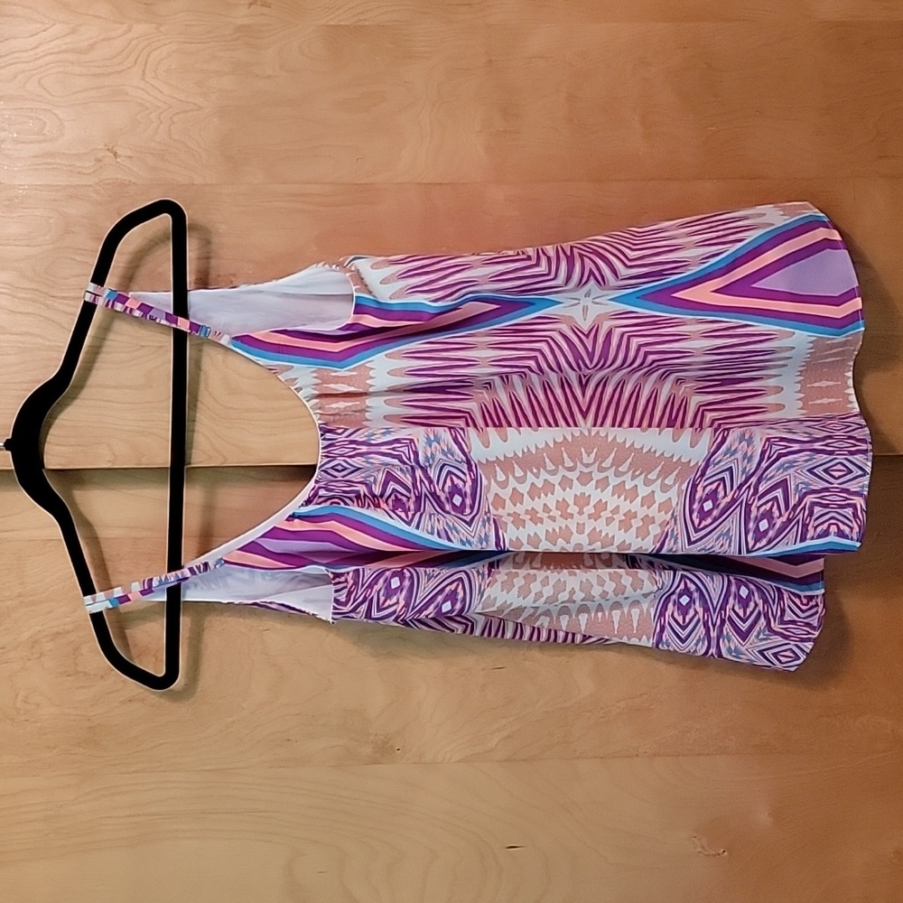 Buddy Love Sleeveless Pattern Blouse